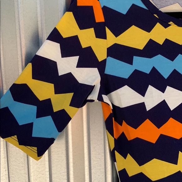 NWT Lularoe Julia Print Dress XS - Picture 5 of 7